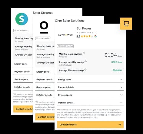 Sample installer estimates