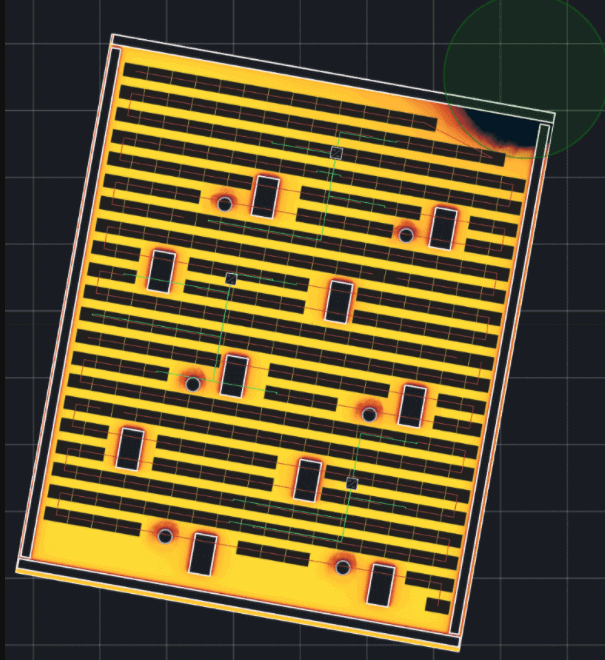 Basic schematic of a PV array