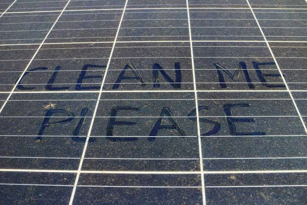 solar panel cleaning can be important in reducing PV system losses