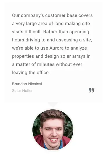 Aurora Solar allows nonprofit Solar Holler to serve a wider area because they don't have to conduct initial site visits