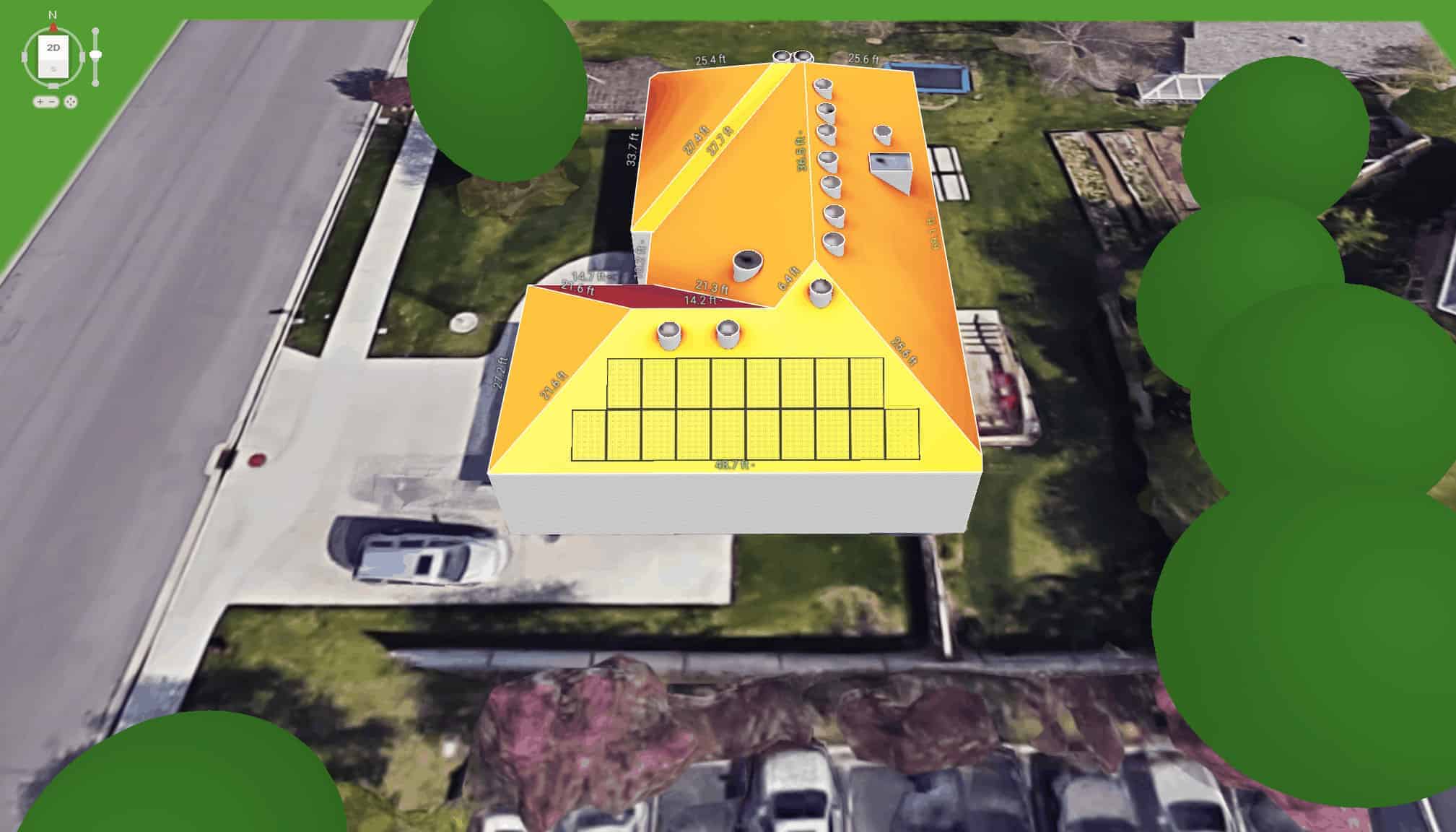 Aurora Solar software shows solar irradiance on solar panels for easier design.