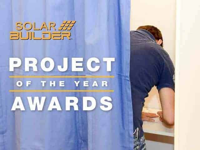 Solar Builder magazine's Project of the Year is a great opportunity to showcase cool projects your company has developed!